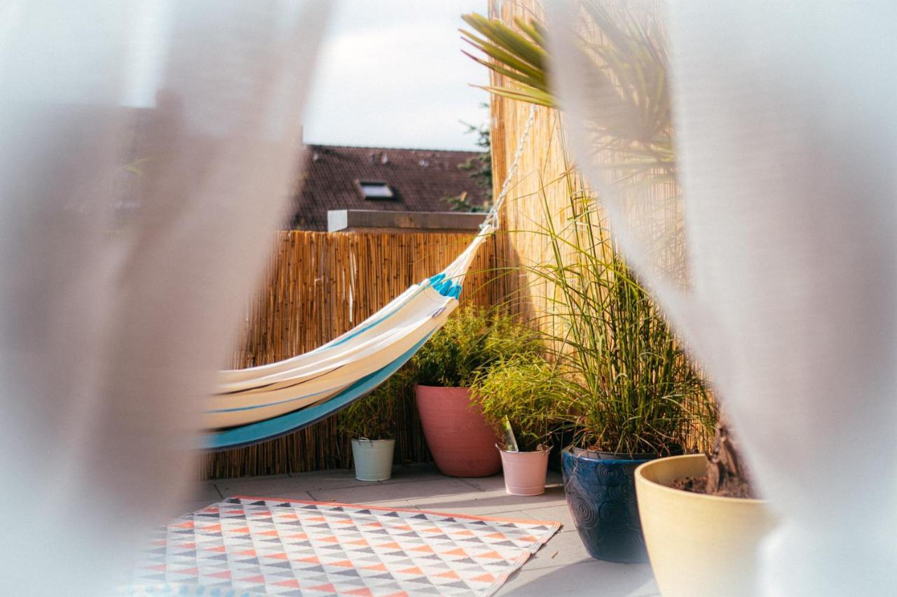 카를스루에 The Kalifornia I Stilvoll Mit Urlaubsfeeling I Dachterrasse I Klima 아파트 외부 사진